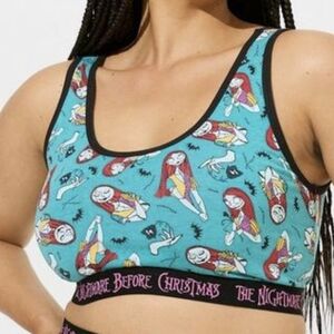 Disney Nightmare Before Christmas Sally Cotton Scoop Neck Bralette 4x